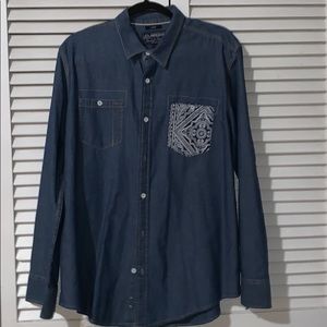 American Rag - Denim Button Down Shirt